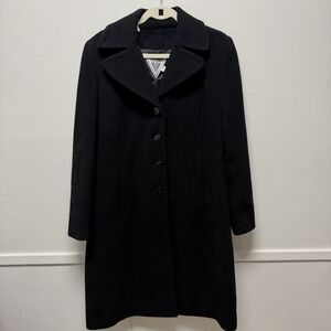 Vintage Marvin Richards Wool Cashmere Blend Long Coat Beautiful Excellent Size 8
